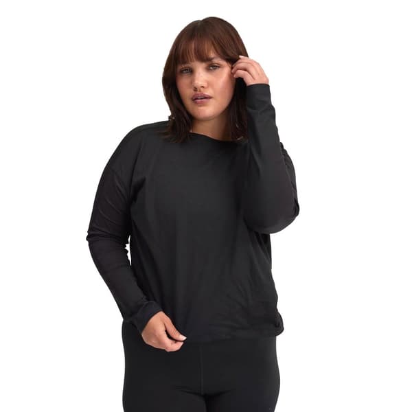 Girlfriend Collective Womens/Ladies Reset Fitted Long-Sleeved T-Shirt