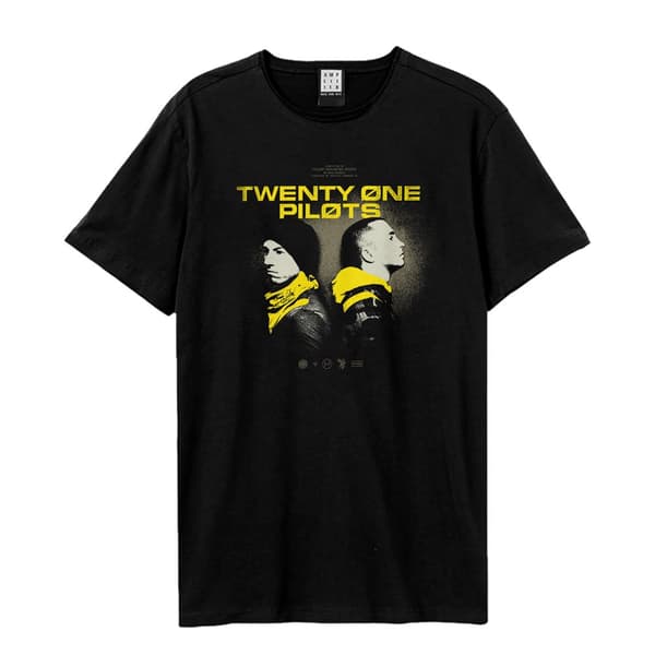 Amplified Unisex Vuxen Back To Back Twenty One Pilots T-shirt
