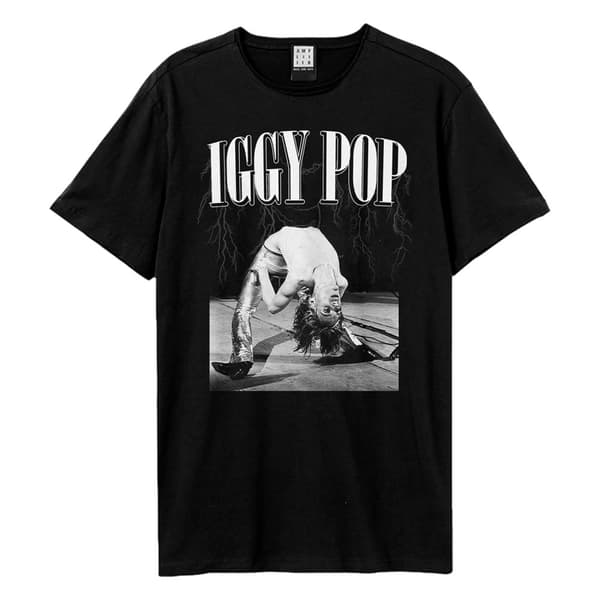 Amplified Unisex Vuxen Pop On Stage Iggy Pop T-shirt