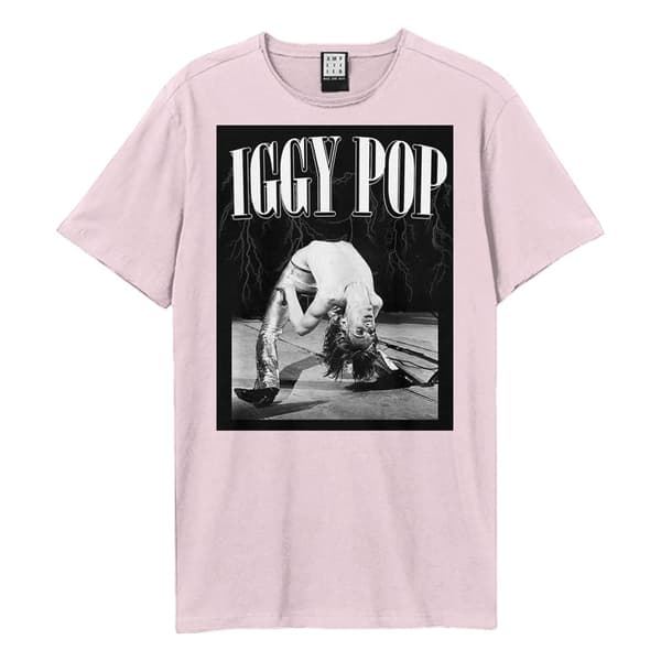Amplified Unisex Vuxen Pop On Stage Iggy Pop T-shirt