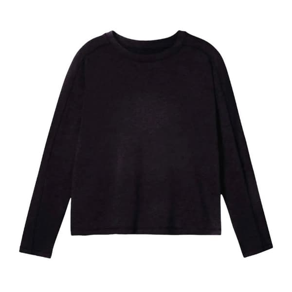 Girlfriend Collective Dam/Ladies Reset Lift Cropped Långärmad T-Shirt Black XL