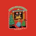 Miniatyrbilde 2 av 2: Steven Rhodes Unisex Adult Smells Like Christmas T-Shirt