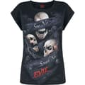 Miniatyrbilde 1 av 2: Spiral Direct Womens/Ladies See No Evil Loose Fit Turn Up T-Shirt