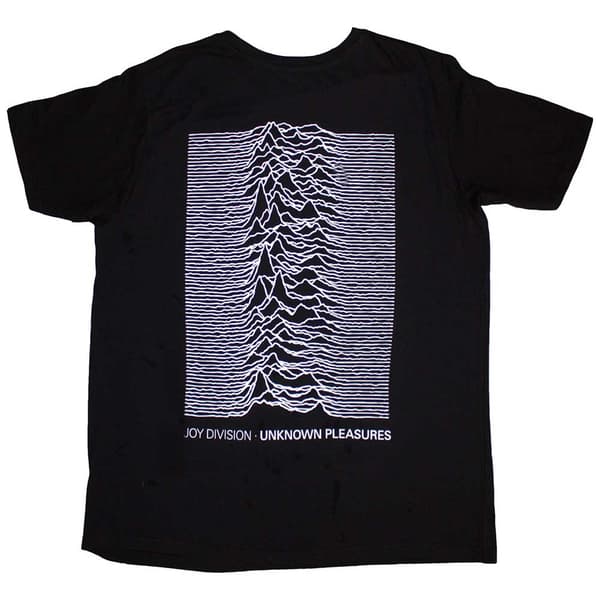 Joy Division Unisex Adult Pulsar Pocket Wave Back Print T-Shirt