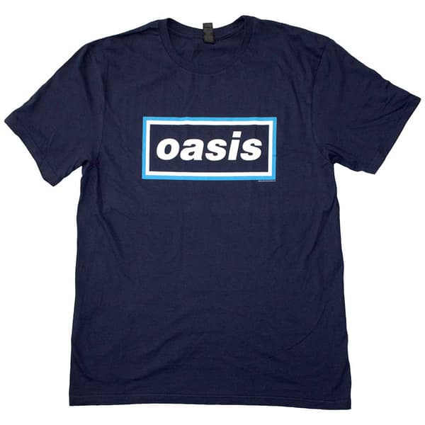 Oasis Unisex Adult Maine Road Event Logo T-Shirt