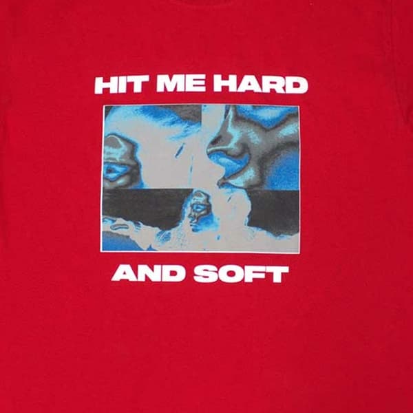 Billie Eilish Unisex Vuxen Hit Me Hard And Soft Negativ T-shirt