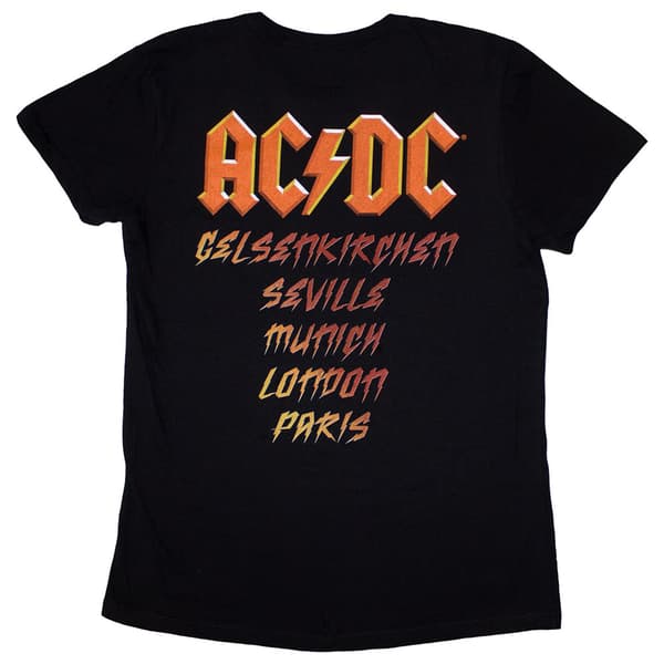 AC/DC Dam/Ladies - High Voltage Dive Bar - T-shirt med ryggtryck
