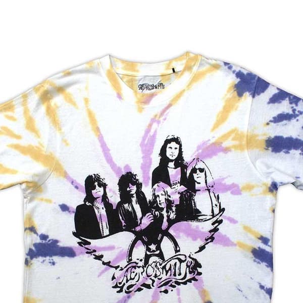 Aerosmith Unisex Adult Wash Collection Photo Wings T-Shirt