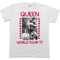 Miniatyrbilde 1 av 3: Queen Unisex Adult World Tour ´77 T-Shirt