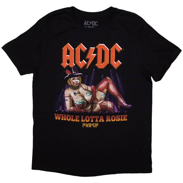 AC/DC Unisex Vuxen Whole Lotta London PWR-UP EU Tour 24 T-shirt med ryggtryck