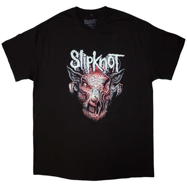Slipknot Unisex Adult Infected Goat Back Print T-Shirt