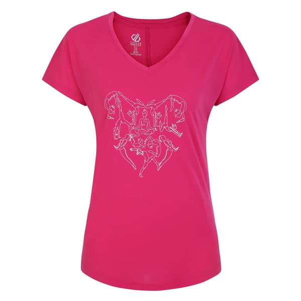 Regatta Womens/Ladies Calm Yoga Pose T-Shirt Pure Pink 10 UK