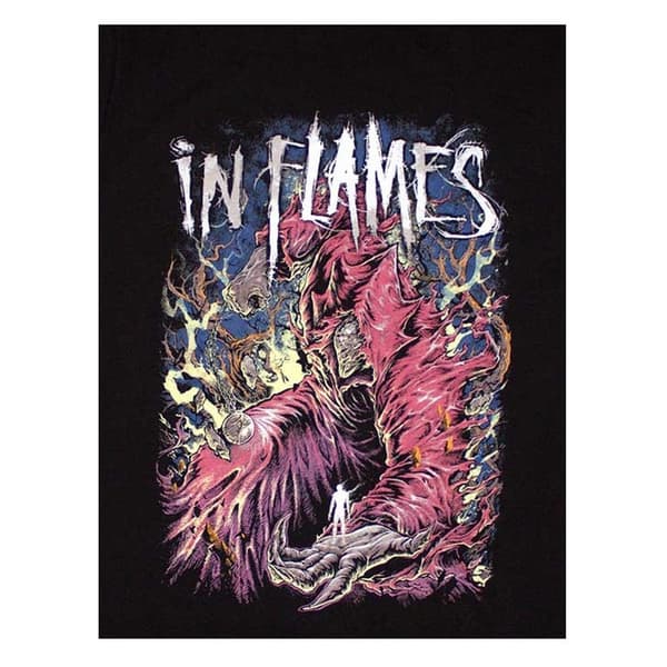 In Flames Unisex Adult Nothing But Pain T-Shirt