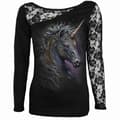 Miniatyrbild 1 av 2: Spiral Direct Långärmad T-shirt - Celtic Unicorn, dam/dam