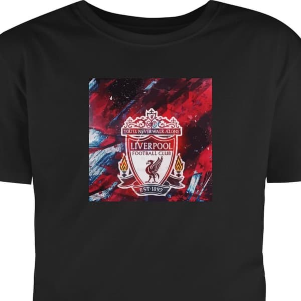 T-shirt för Barn | Klassisk Barn-T-shirt Liverpool Svart 12-13 År