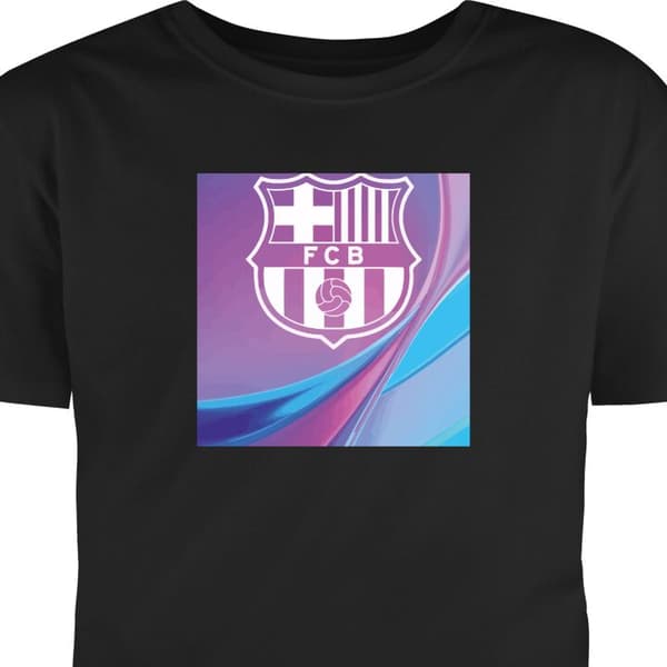 T-shirt til Børn | Klassisk Børne T-shirt FC Barcelona Sort 9-11 År