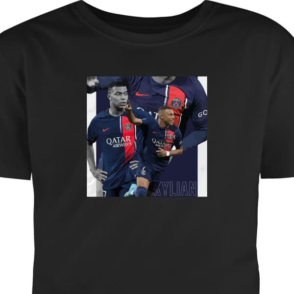 T-shirt för Barn | Klassisk Barn-T-shirt Kylian Mbappé