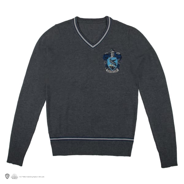 Harry Potter ravenclaw - Grå strikket genser - Medium