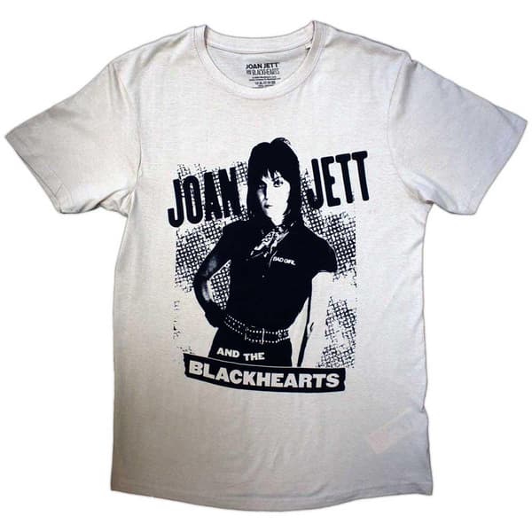 Joan Jett & The Black Hearts Unisex Adult Crosshatch T-Shirt