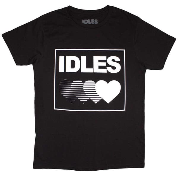 Idles Gradient Heart T-Shirt Unisex Vuxen