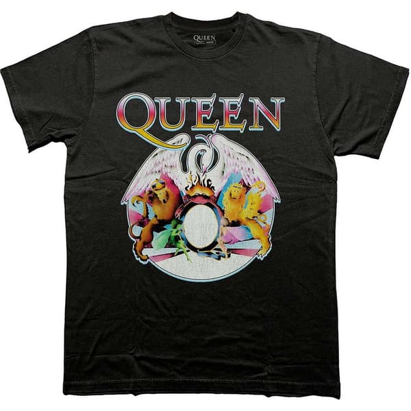 Queen Unisex Adult Crest T-Shirt