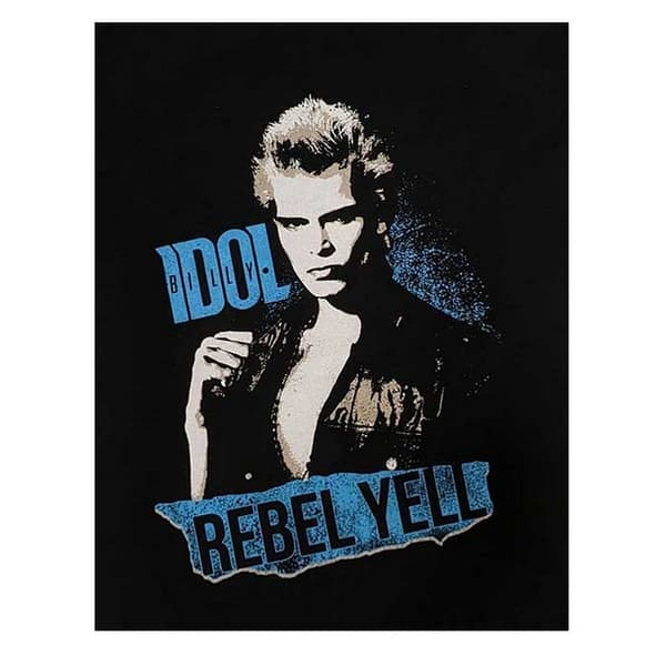 Billy Idol Unisex Adult Rebel Yell T-Shirt