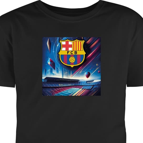 T-shirt för Barn | Klassisk Barn-T-shirt FC Barcelona Svart 12-13 År