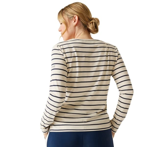 Regatta Dam/Ladies Federica II Stripe Långärmad T-shirt