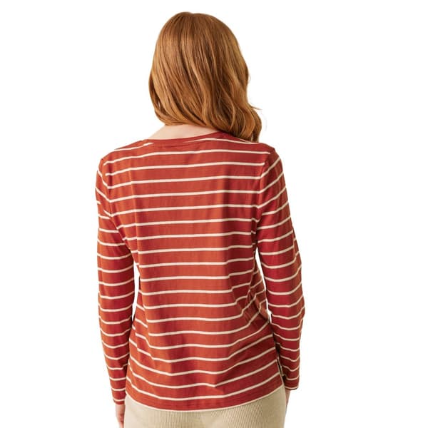 Regatta Dam/Ladies Federica II Stripe Långärmad T-shirt