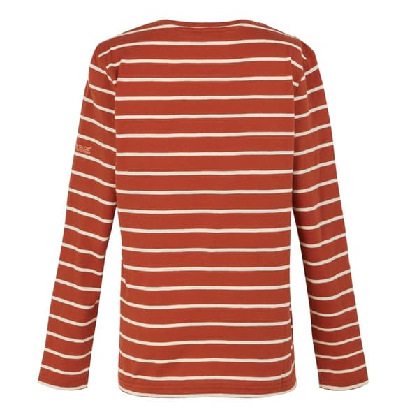 Regatta Dam/Ladies Federica II Stripe Långärmad T-shirt