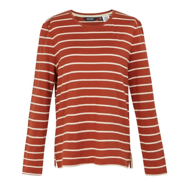 Regatta Dam/Ladies Federica II Stripe Långärmad T-shirt