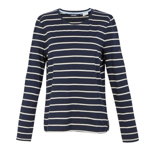 Regatta Dam/Ladies Federica II Stripe Långärmad T-shirt