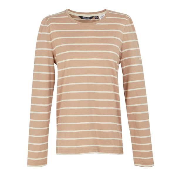Regatta Dam/Ladies Federica II Stripe Långärmad T-shirt