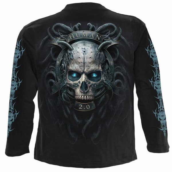 Spiral Direct Unisex Adult Human 2.0 Long-Sleeved T-Shirt