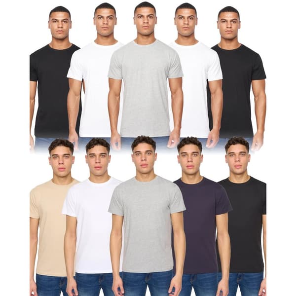Duck and Cover Caplaz & Frankinz T-shirt för herrar (Förpackning med 10 st)
