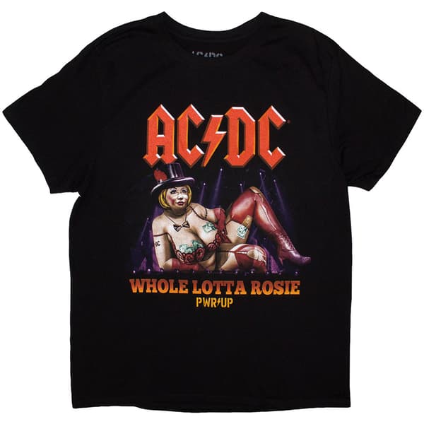 AC/DC Unisex Adult Whole Lotta Germany PWR-UP EU Tour ´24 Back Print T-Shirt