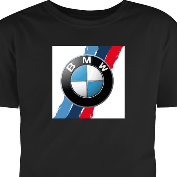 Voksen-T-skjorte | Komfortabel T-skjorte for Voksne BMW Stripe