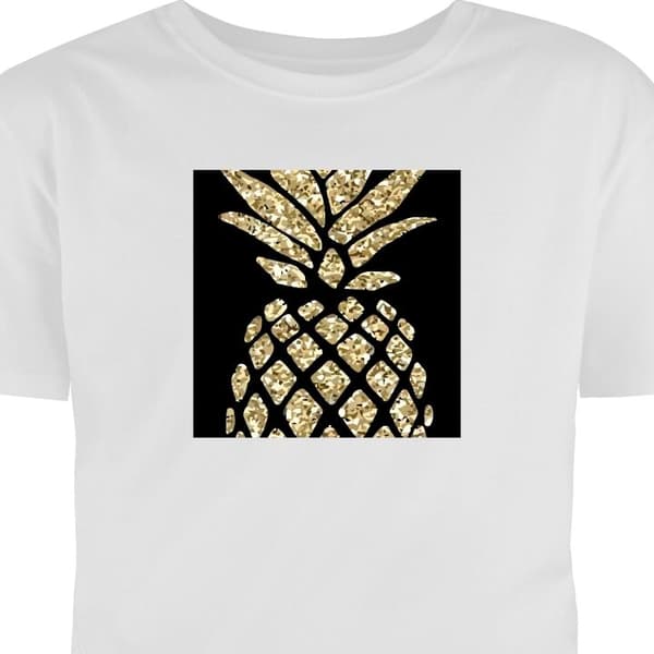 Voksen-T-skjorte | Komfortabel T-skjorte for Voksne Ananas