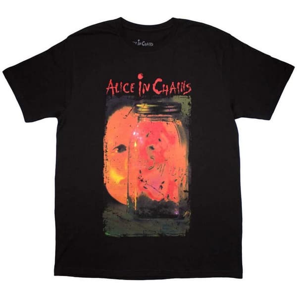 Alice In Chains Unisex T-shirt för vuxna med flugor i en burk