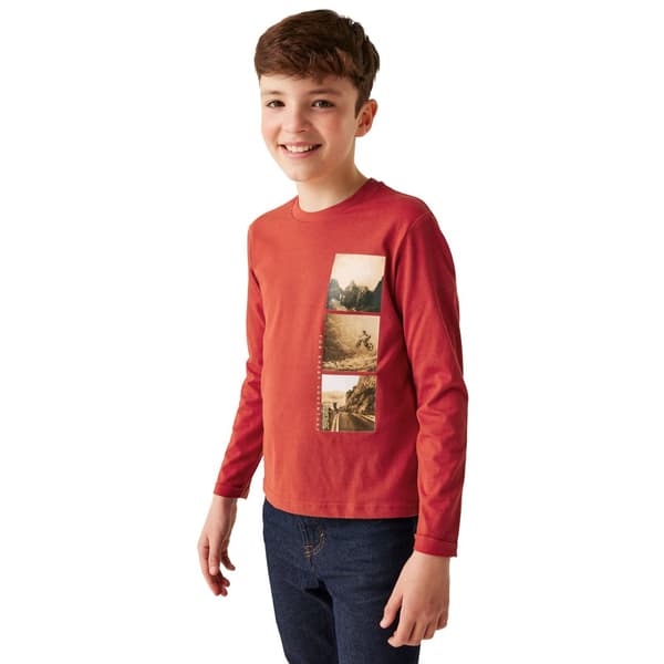 Regatta Childrens/Kids Wenbie III Photo Split Long-Sleeved T-Shirt