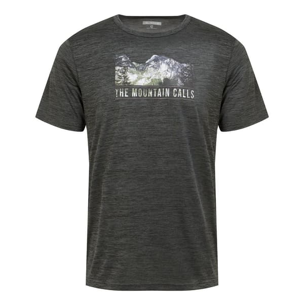 Regatta Mens Fingal VIII Mountain Marl T-Shirt Seal Grey 3XL