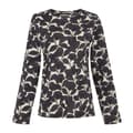 Pikkukuva 1 / 4: Regatta Womens/Ladies Orla Kiely Birdy Long-Sleeved Winter T-Shirt