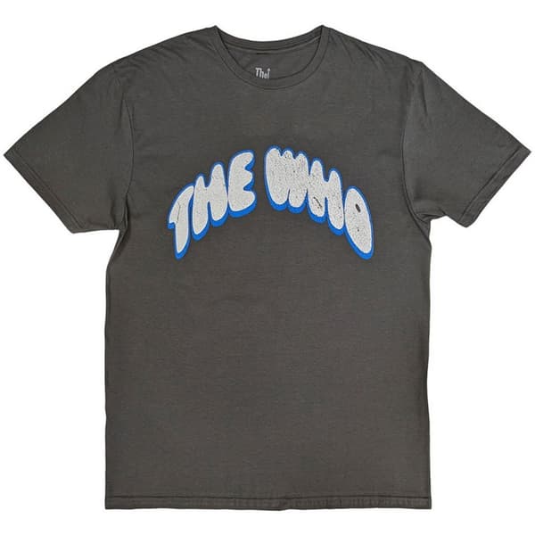 The Who Unisex Adult Flag Cartoon Back Print T-Shirt