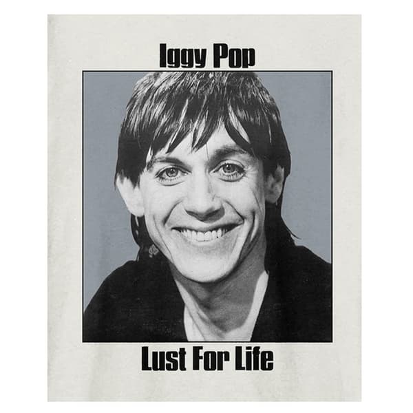 Amplified Unisex Adult Lust For Life Iggy Pop T-Shirt