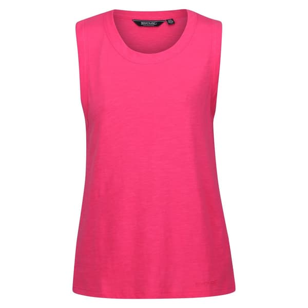Regatta Dam/Ladies Fariah enfärgad ärmlös topp Hot Pink 8 UK