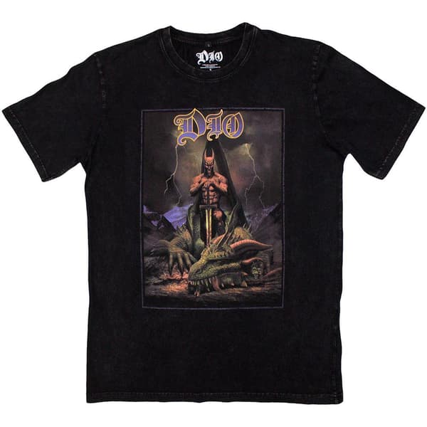 Dio Unisex Adult Killing The Dragon Stone Wash T-Shirt