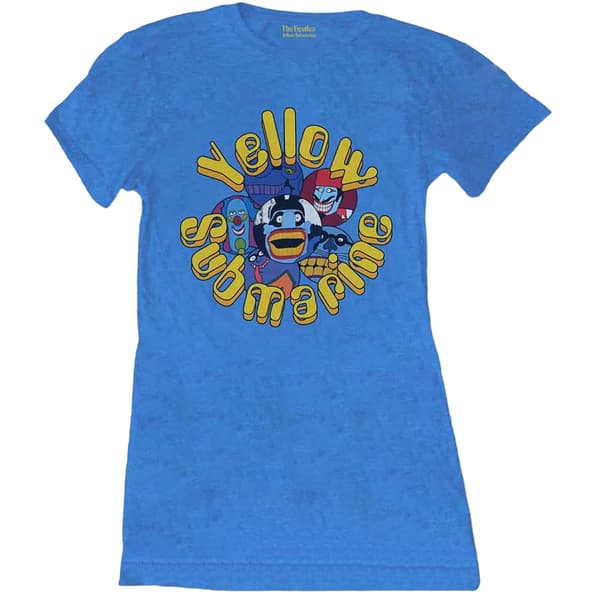 The Beatles Womens/Ladies Yellow Submarine Baddies T-Shirt