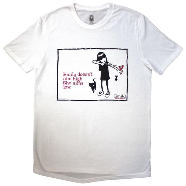 Emily The Strange Unisex Adult Aims Low T-Shirt