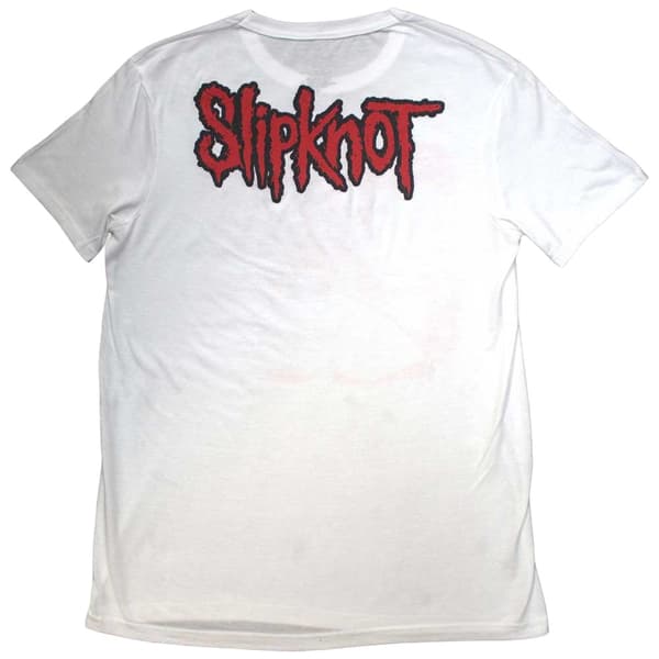 Slipknot T-shirt med tryck på rygg och stol - Unisex Vuxen