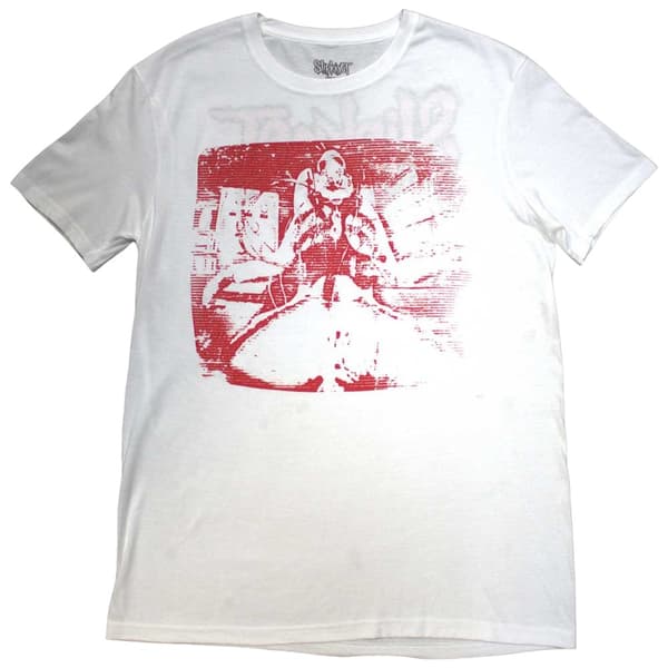 Slipknot T-shirt med tryck på rygg och stol - Unisex Vuxen